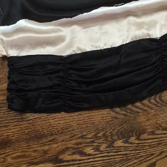 Bebe Striped Silk Blouse - Picture 5 of 9